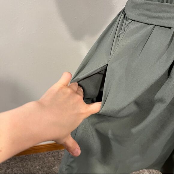 Maurice’s casual pale Olive mini Dress size medium - Picture 5 of 13